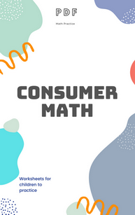 basic printable consumer math worksheet consumer math math worksheet
